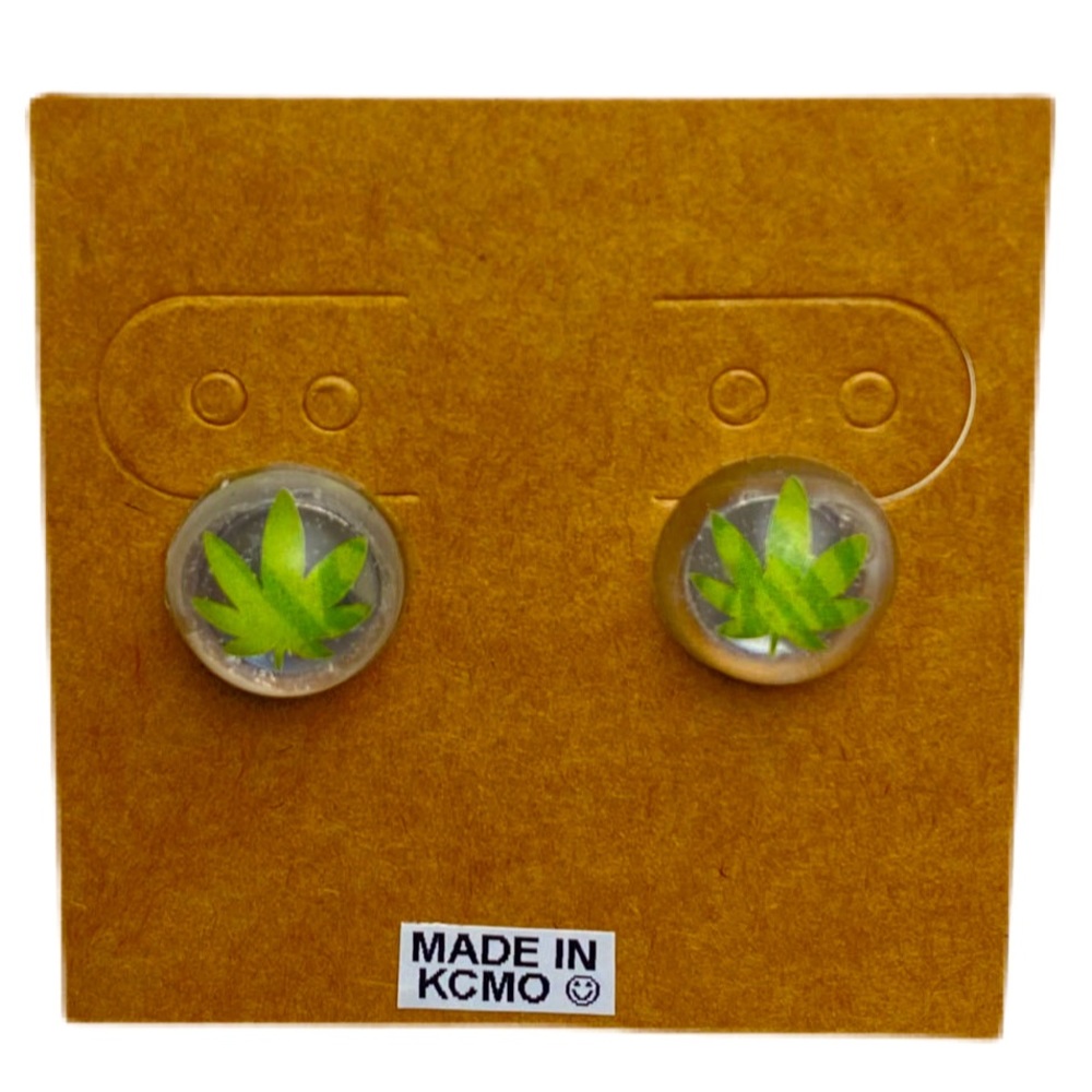 Cannabis Leaf Earrings